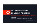 Sharing Economy Colombia Workshop